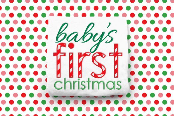 Baby’s First Christmas Candy Cane Stripe Review