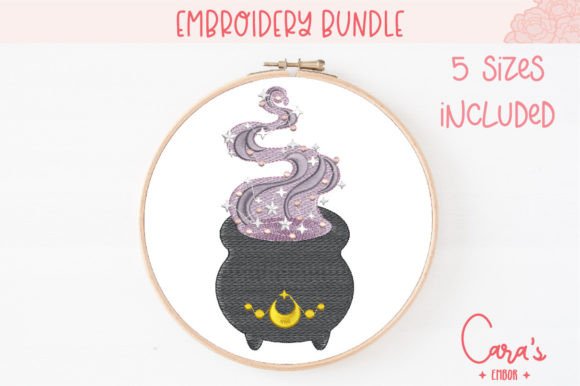 Cauldron Embroidery Design Review for Etsy Sellers