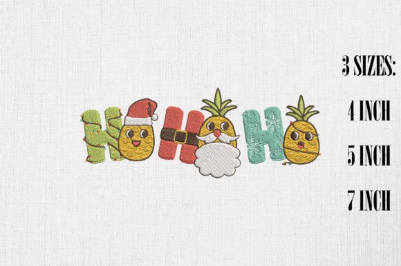 Ho Ho Ho Pineapple: A Festive Embroidery Review