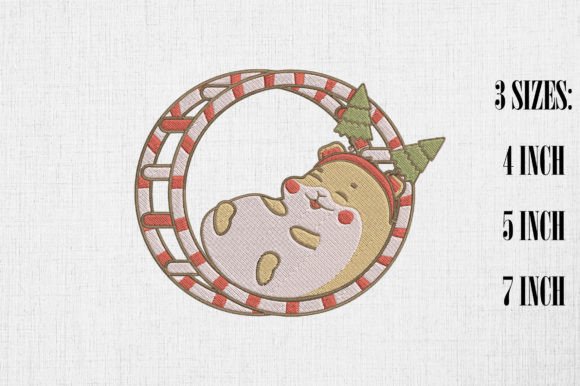 Review: Lazy Cute Hamster Happy Christmas Design