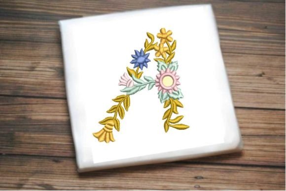 Review: Letter A in Beautiful Flower Design