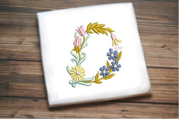 Review: Letter D in Beautiful Flower for Branding