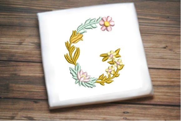 Review: Letter G in Beautiful Flower Embroidery