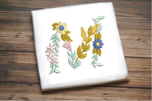Review: Letter M in Beautiful Flower Embroidery