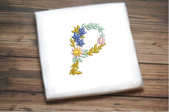 Review: Letter P in Beautiful Flower Design