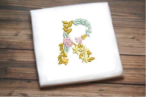 Review: Letter R in Beautiful Flower Design