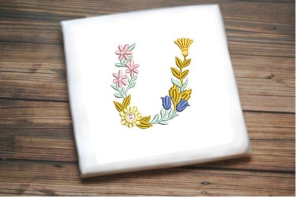 Review: Letter U in Beautiful Flower Embroidery