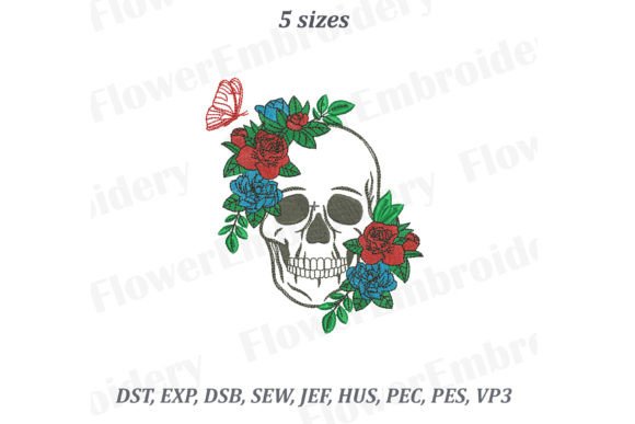 Skull in Flowers: A Designer’s Review for Branding